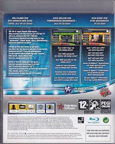 Buzz! Quiz TV - PS3 (B Grade) (Genbrug)